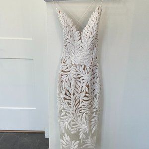 Nadine Merabi TALIA WHITE DRESS